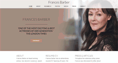Desktop Screenshot of francesbarber.com